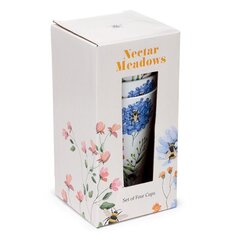 Komplektis 4 piknikutopsi 450ml - Nectar Meadows hind ja info | Matkapotid, matkanõud | kaup24.ee