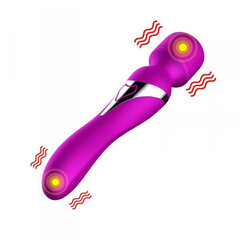 Boss Of Toys Stymulator-Silicone Dual Massager USB 7+7 Function Purple цена и информация | БДСМ и фетиш | kaup24.ee