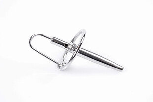 Kiotos Steel Hollow Penisplug with Glansring - 28 mm цена и информация | БДСМ и фетиш | kaup24.ee