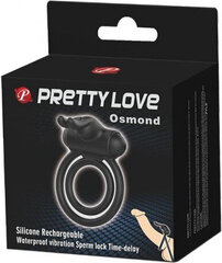 Lybaile Pretty Love Osmond CockRing Vibro Black цена и информация | БДСМ и фетиш | kaup24.ee