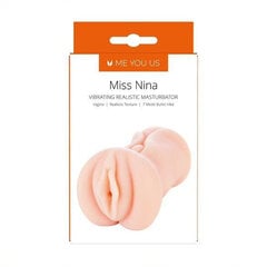 Boss Of Toys Masturbator- Me You Us Miss Nina Premium Vibrating Realistic Masturbator Flesh цена и информация | Секс игрушки, мастурбаторы | kaup24.ee