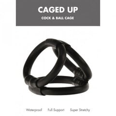 Peeniserõngas Me You Us Caged Up Cock Cage, must hind ja info | BDSM ja fetish | kaup24.ee