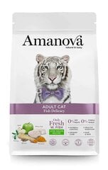 Amanova Adult Cat Fish Delicacy для взрослых кошек с рыбой, 1,5 кг цена и информация | Сухой корм для кошек | kaup24.ee