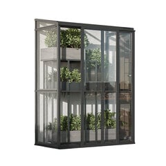 Mini alumiiniumist kasvuhoone Bloomcabin 0.61x2.28m hind ja info | Kasvuhooned | kaup24.ee