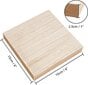 Belle Vous ruudukujulised toorpuidust MDF-paneelid (4 tk) - 15x15x2,5 cm hind ja info | Lauaplaadid | kaup24.ee