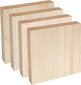 Belle Vous ruudukujulised toorpuidust MDF-paneelid (4 tk) - 15x15x2,5 cm цена и информация | Lauaplaadid | kaup24.ee