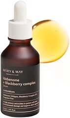 Антиоксидантная сыворотка с комплексом ягод Mary&May Idebenone + Blackberry Complex Serum, 30ml цена и информация | Сыворотки для лица, масла | kaup24.ee