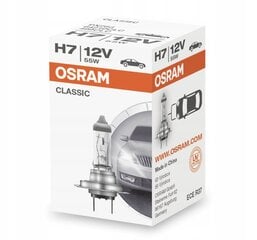 Автомобильные лампы Osram H7 55W, 2 шт. цена и информация | Автомобильные лампочки | kaup24.ee