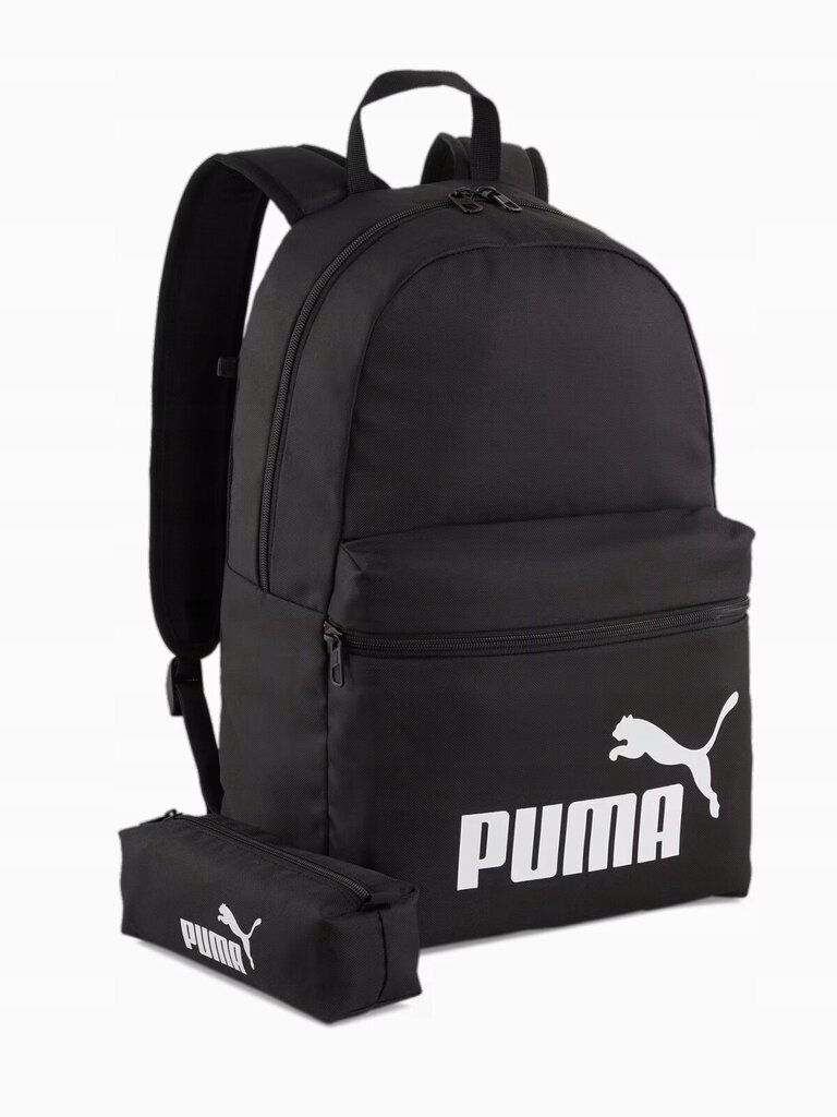 PUMA kooli spordikott 090943-01 koos pliiatsikohvriga kooli jaoks must hind ja info | Spordikotid, seljakotid | kaup24.ee