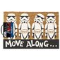 Star Wars kookospähkli uksematt (Stormtrooper Move Along) 60x40 цена и информация | Uksematid | kaup24.ee