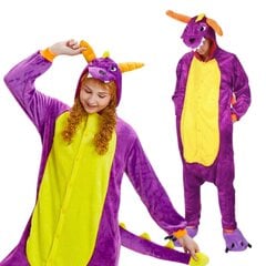 Onesie Кигуруми Пижамы Spyro Маскировка Костюм S: 145-155 см цена и информация | Женские пижамы, ночнушки | kaup24.ee