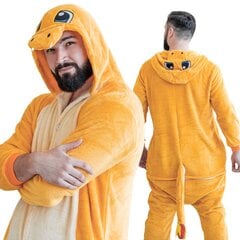 Onesie Кигуруми Пижамы Покемон Чармандер Маскировка Костюм S: 145-155 см цена и информация | Женские пижамы, ночнушки | kaup24.ee