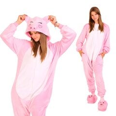 Пижамы Onesie Кигуруми Костюм Маскировка Розовый Свинья S: 145 - 155 см цена и информация | Женские пижамы, ночнушки | kaup24.ee