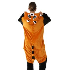 Пижама Onesie Kigurumi Костюм Маскировка Красная Панда S: 145 - 155 см цена и информация | Женские пижамы, ночнушки | kaup24.ee