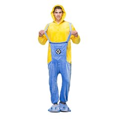 Onesie Кигуруми Пижамы Миньон Маскировка Костюм S: 145-155 см цена и информация | Женские пижамы, ночнушки | kaup24.ee