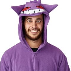 Onesie Kigurumi Pyjama Pokemon Gengar Disguise S: 145 - 155cm hind ja info | Öösärgid, pidžaamad | kaup24.ee