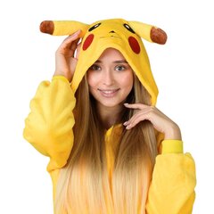 Onesie Kigurumi Pyjamas Pokemon Pikachu Disguise Kostüüm S: 145-155cm hind ja info | Öösärgid, pidžaamad | kaup24.ee