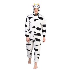 Onesie Кигуруми Пижамы Корова Маскировка Костюм M: 155-165 см цена и информация | Женские пижамы, ночнушки | kaup24.ee