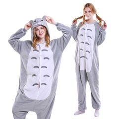 Onesie Кигуруми Пижамы Тоторо Маскировка Костюм S: 145 - 155 см цена и информация | Женские пижамы, ночнушки | kaup24.ee