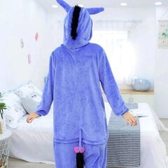 Пижамы Onesie Kigurumi Костюм Маскировка Ослик Eeyore S: 145-155 см цена и информация | Женские пижамы, ночнушки | kaup24.ee