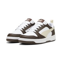 Puma Meeste Jalatsid Rebound V6 Low White Brown Beige 392328 31 392328 31/7 hind ja info | Spordi- ja vabaajajalatsid meestele | kaup24.ee