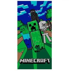 Minecraft Zombie puuvillane rannarätik 140x70CM hind ja info | Rätikud, saunalinad | kaup24.ee