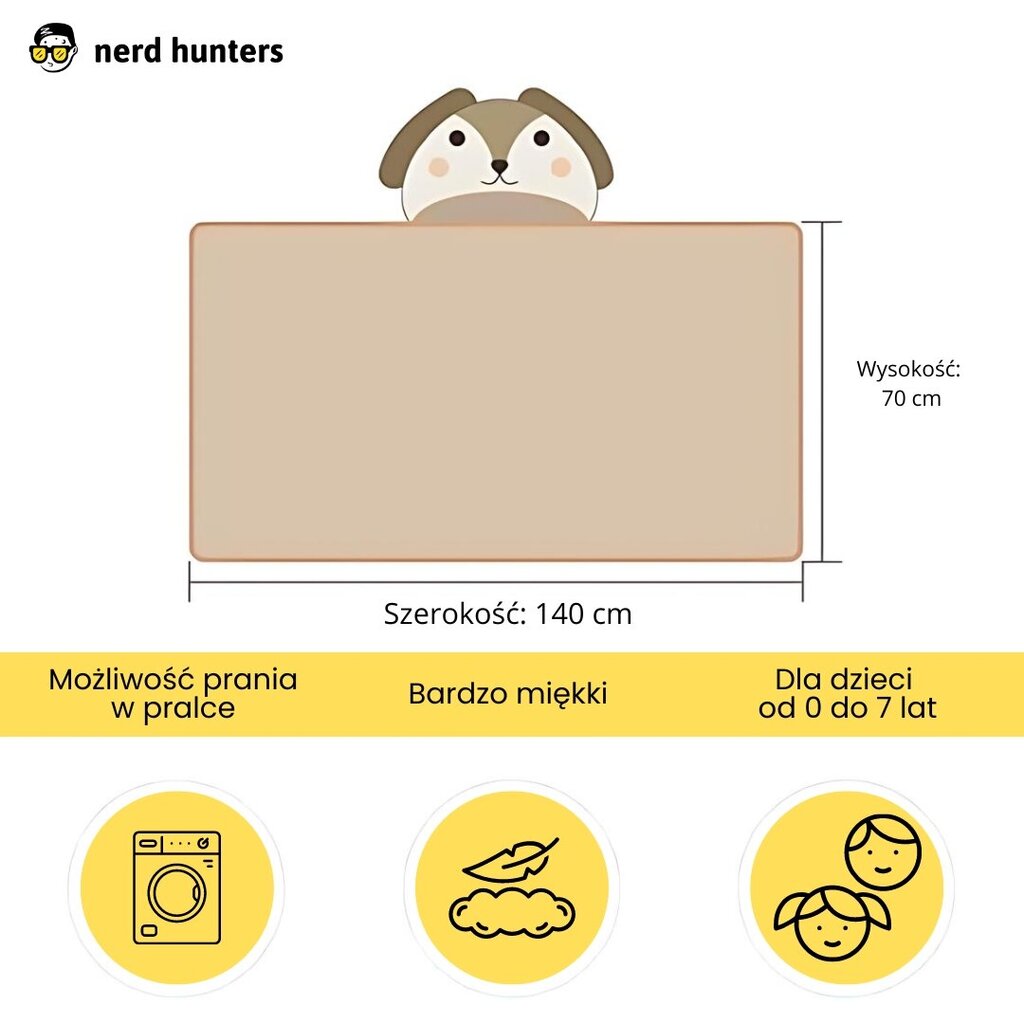 Puuvillane rannarätik roheline dinosaurus 90x90 cm hind ja info | Rätikud, saunalinad | kaup24.ee