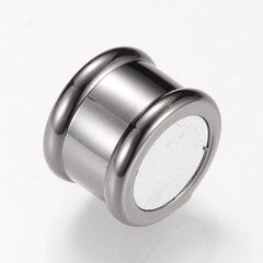 Magnetlukk, Messing, 19,5x12x12mm, Auk 10mm, Relva Teras, 1tk hind ja info | Ehete valmistamine, helmestamine | kaup24.ee