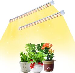 Niello T8 LED taimelamp, täisspektriline, 4 tükki, 60 cm, 72 W hind ja info | Nutipotid ja taimelambid | kaup24.ee