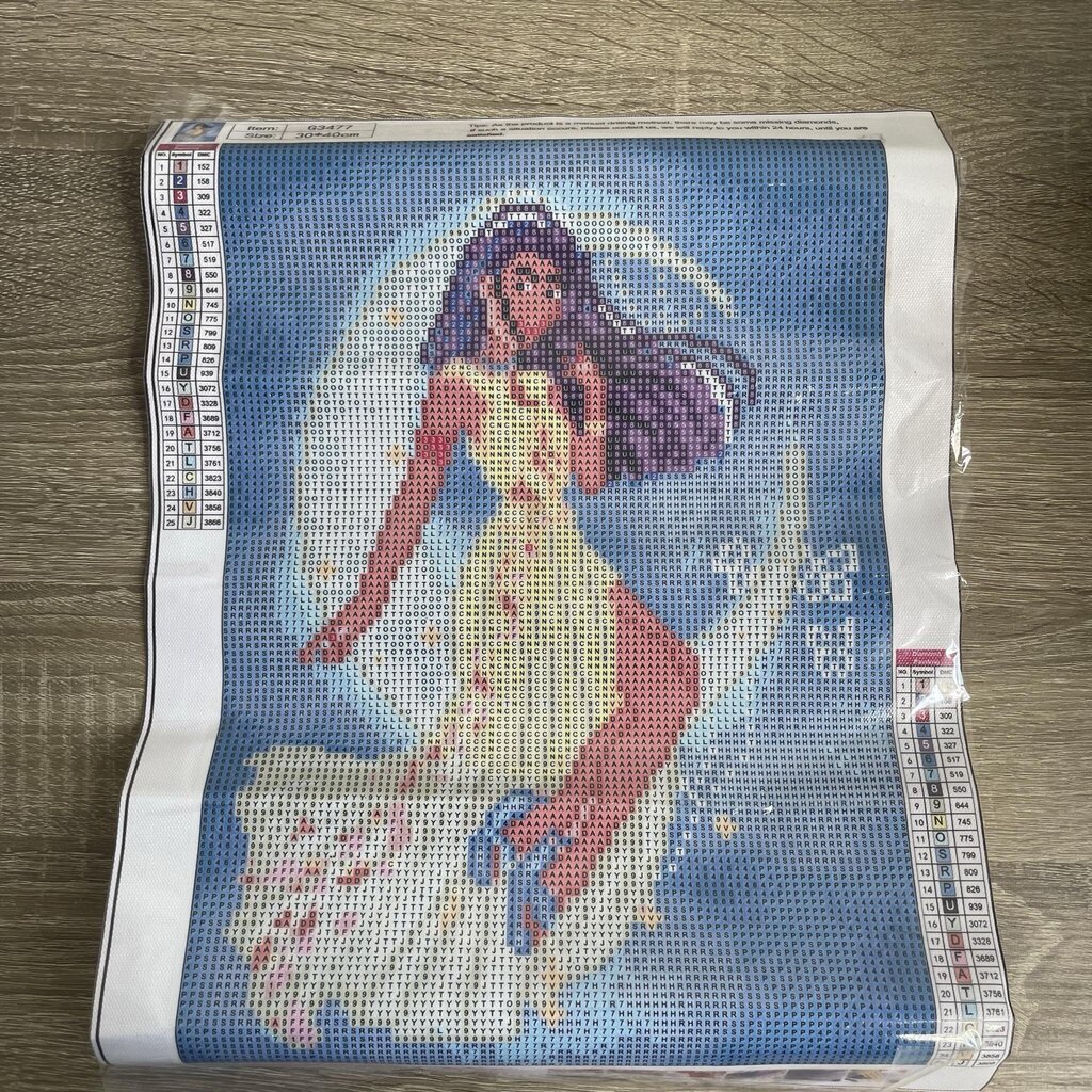 Wenfdrtr teemantmaalide komplekt, 9 tükki, 30 x 40 cm hind ja info | Kunstitarbed, voolimise tarvikud | kaup24.ee