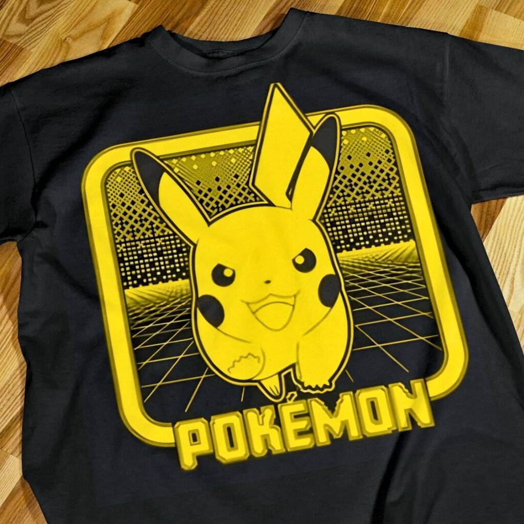 Naiste Unisex T-särk: POKEMON PIKACHU T-SHIRT, suurus M цена и информация | Meeste T-särgid | kaup24.ee