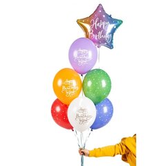 Õhupallide komplekt "Happy Birthday To You" värviline 30cm 6 tk hind ja info | Õhupallid | kaup24.ee