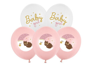 Õhupallikomplekt "Baby girl" 30cm 6 tk цена и информация | Шарики | kaup24.ee