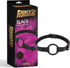 Suurihm Chisa Black Metal O-ring Gag, must hind ja info | BDSM ja fetish | kaup24.ee