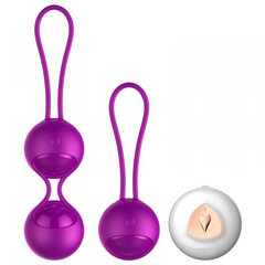 Kuulid Boss Of Toys Vibrating Silicone Kegel Balls Set, roosa hind ja info | Anaallelud | kaup24.ee