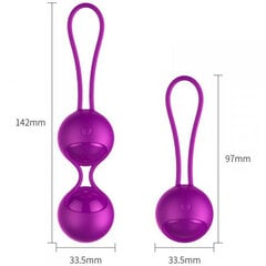 Kuulid Boss Of Toys Vibrating Silicone Kegel Balls Set, roosa hind ja info | Anaallelud | kaup24.ee