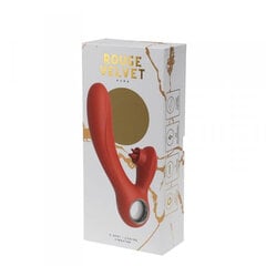 Vibraator Boss Of Toys Rouge Velvet G-Spot + Licking, punane hind ja info | Vibraatorid | kaup24.ee