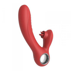 Vibraator Boss Of Toys Rouge Velvet G-Spot + Licking, punane hind ja info | Vibraatorid | kaup24.ee