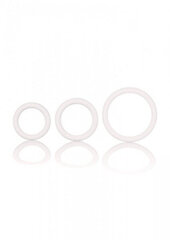 Boss Of Toys Rubber Ring - 3 Piece Set White цена и информация | БДСМ и фетиш | kaup24.ee