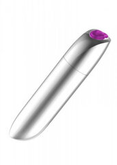 Boss Of Toys Stymulator-Rechargeable Powerful Bullet Vibrator USB 20 Functions - Silver цена и информация | Вибраторы | kaup24.ee