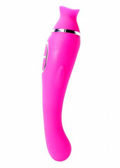 Boss Of Toys Vibrator-HELEN Pink - 12 vibration functions / 8 stimulation functions USB цена и информация | Вибраторы | kaup24.ee