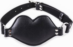 Suurihm Kiotos Leather Big Lips Penis Gag, must hind ja info | BDSM ja fetish | kaup24.ee