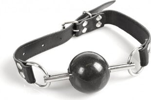 Kiotos Leather Bit Ball Gag - Black цена и информация | БДСМ и фетиш | kaup24.ee