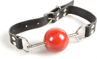 Kiotos Leather Bit Ball Gag - Red цена и информация | БДСМ и фетиш | kaup24.ee