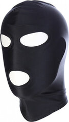 Mask Kiotos Leather Black BDSM Hood Classic, must hind ja info | BDSM ja fetish | kaup24.ee