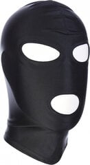 Mask Kiotos Leather Black BDSM Hood Classic, must hind ja info | BDSM ja fetish | kaup24.ee