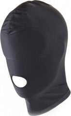 Mask Kiotos Leather Black BDSM Hood Mouth Only, must hind ja info | BDSM ja fetish | kaup24.ee