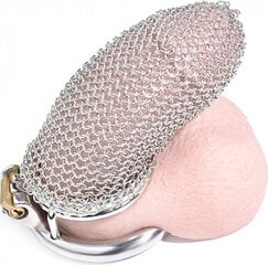 Kiotos Steel Mesh Chastity Cage L цена и информация | БДСМ и фетиш | kaup24.ee