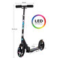 Roller Story Urban GO! Black Led цена и информация | Tõukerattad | kaup24.ee