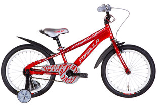 Bicycle 18" Formula WILD piduriraam-9" punane halliga poritiibaga hind ja info | Jalgrattad | kaup24.ee